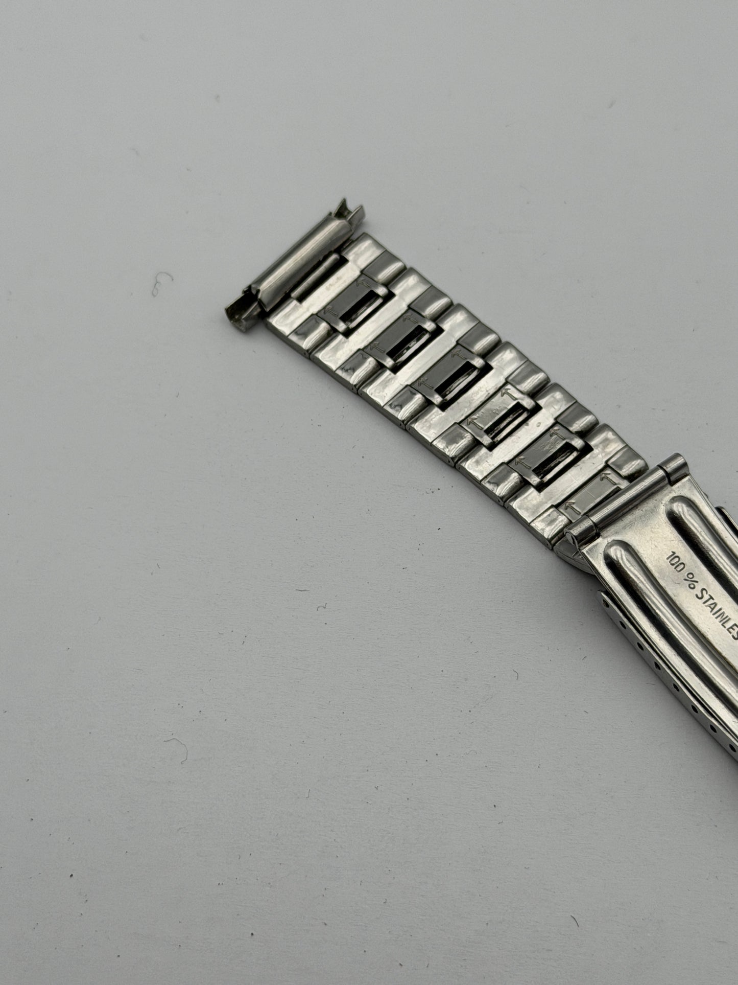 vintage 16-22mm bracciale bracelet steel