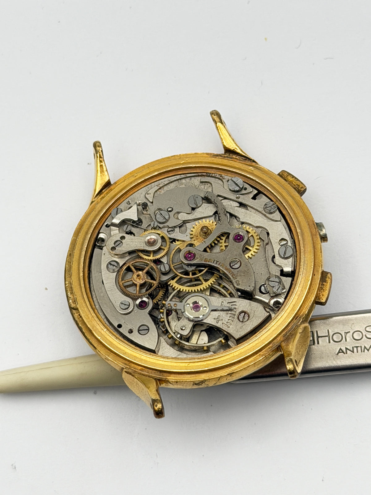britix watch swiss chrono landeron 39mm chronograph