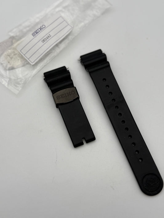 seiko 21mm cinturino strap gomma rubber diver