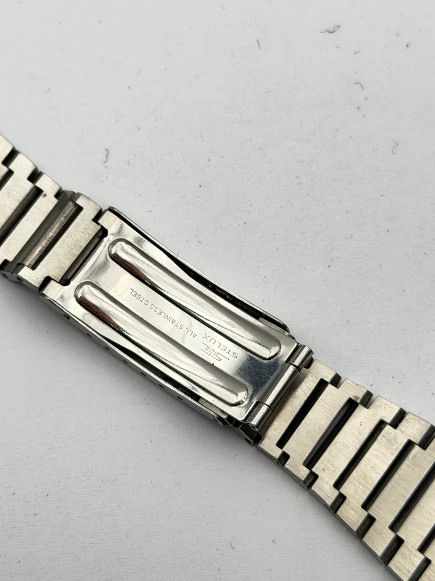 stelux cinturino bracciale bracelet steel vintage 22mm diver