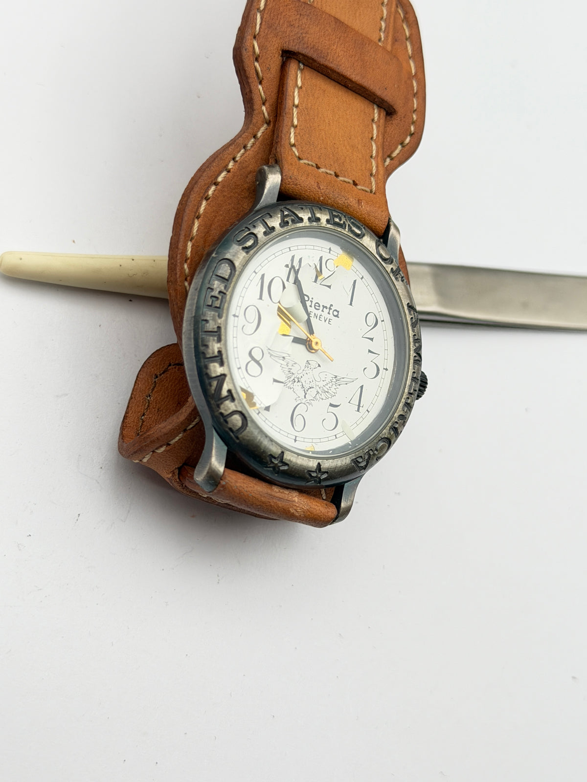 pierfra 36mm swiss made watch  non funzionante