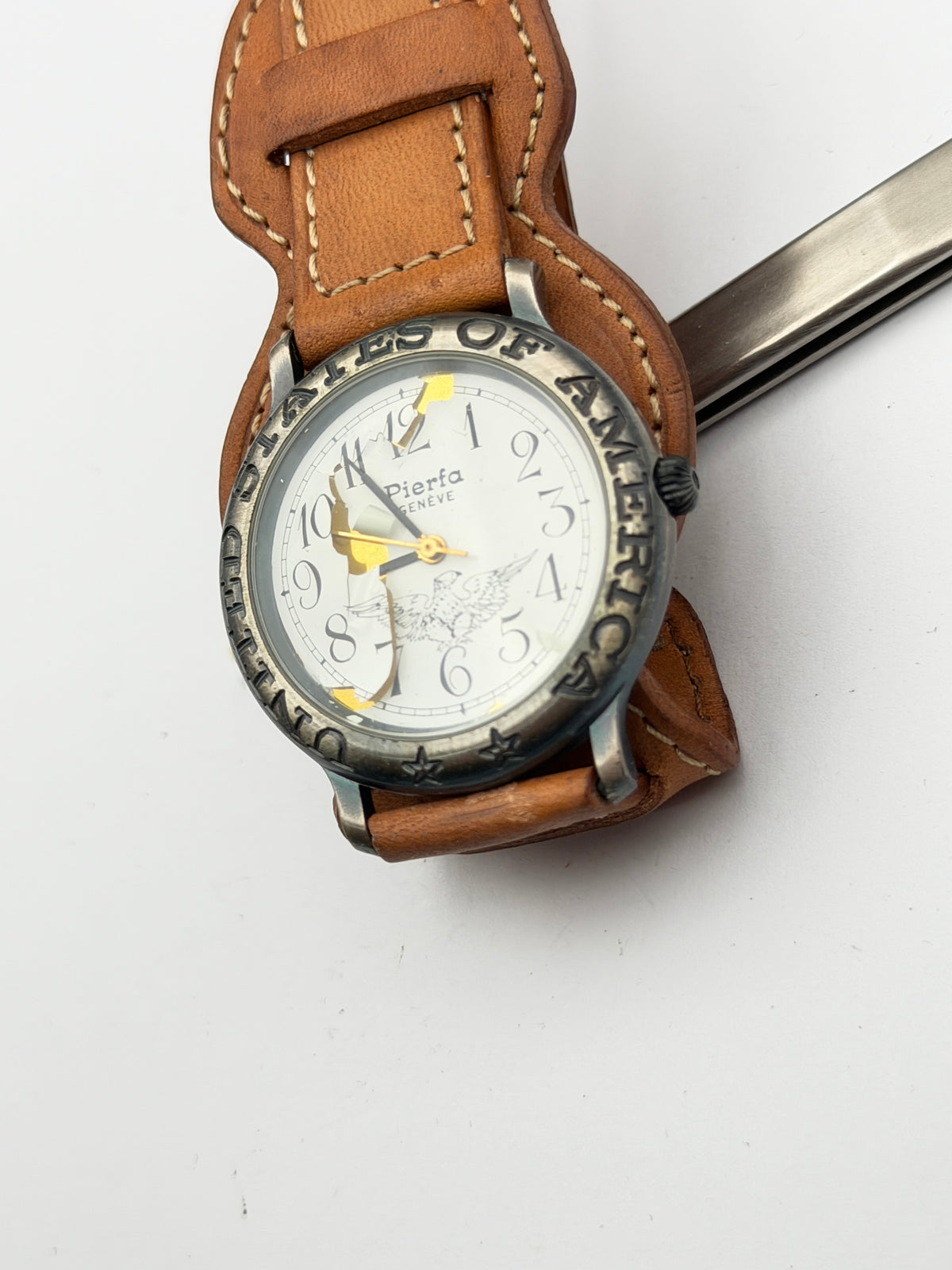 pierfra 36mm swiss made watch  non funzionante