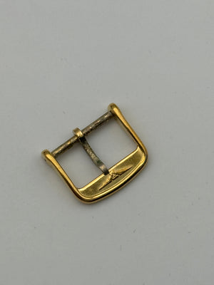 Longines fibbia buckle gold palted 14mm