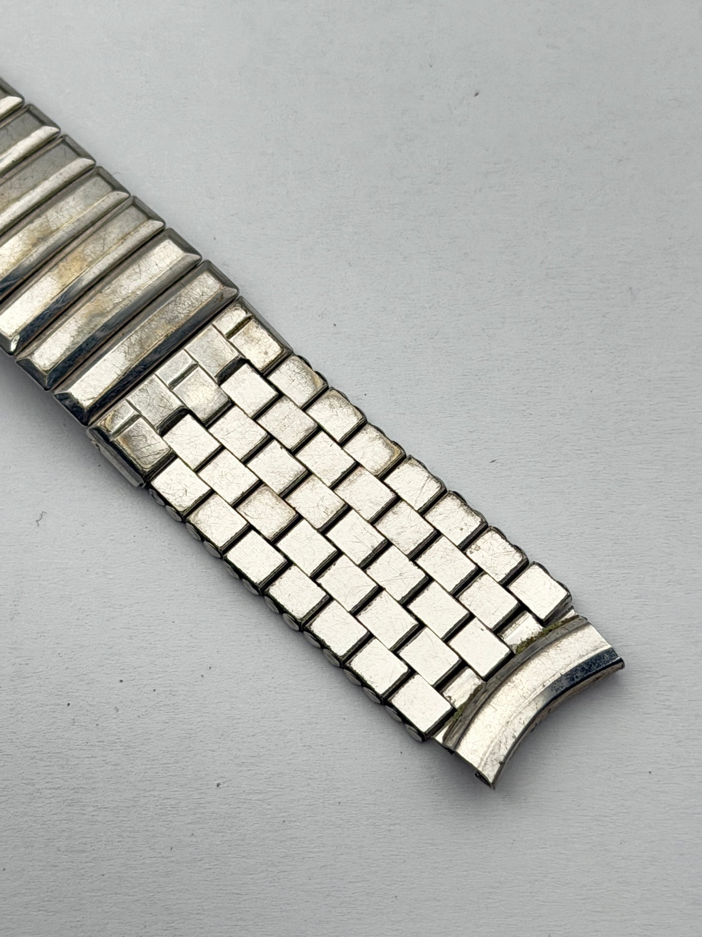 vintage bracciale bracelet steel 14mm elastico