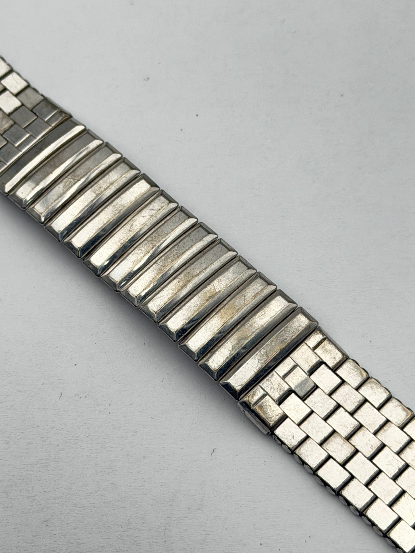 vintage bracciale bracelet steel 14mm elastico
