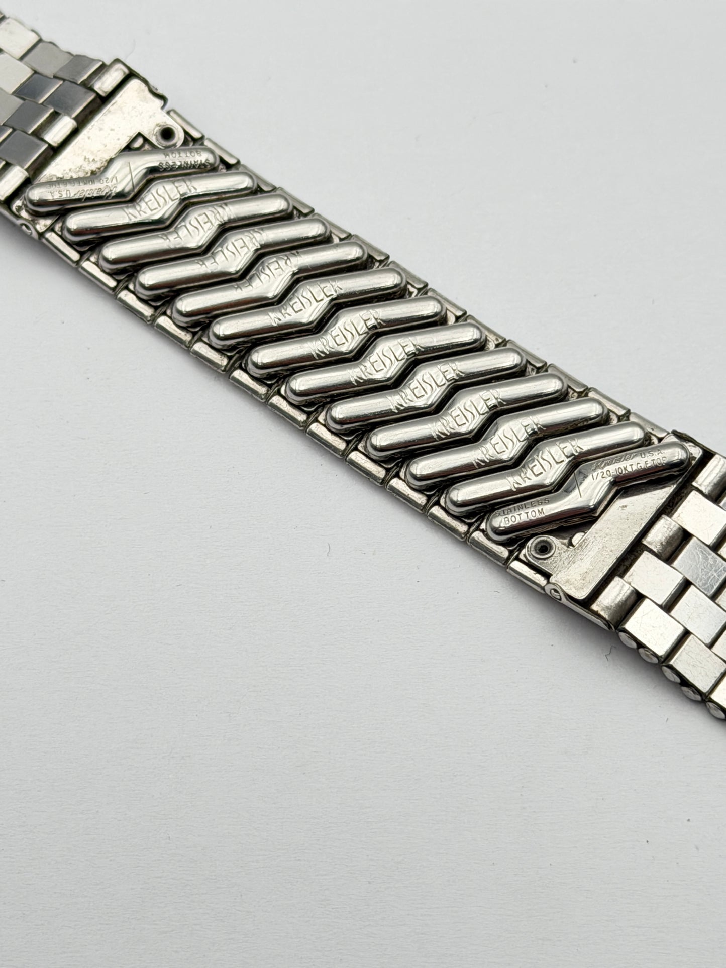 vintage bracciale bracelet steel 14mm elastico