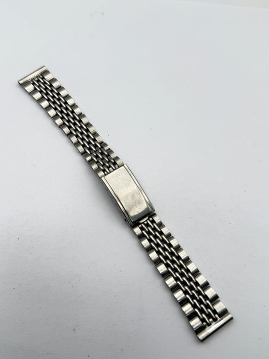 vintage chicchi di riso 16mm rice grains steel bracelet