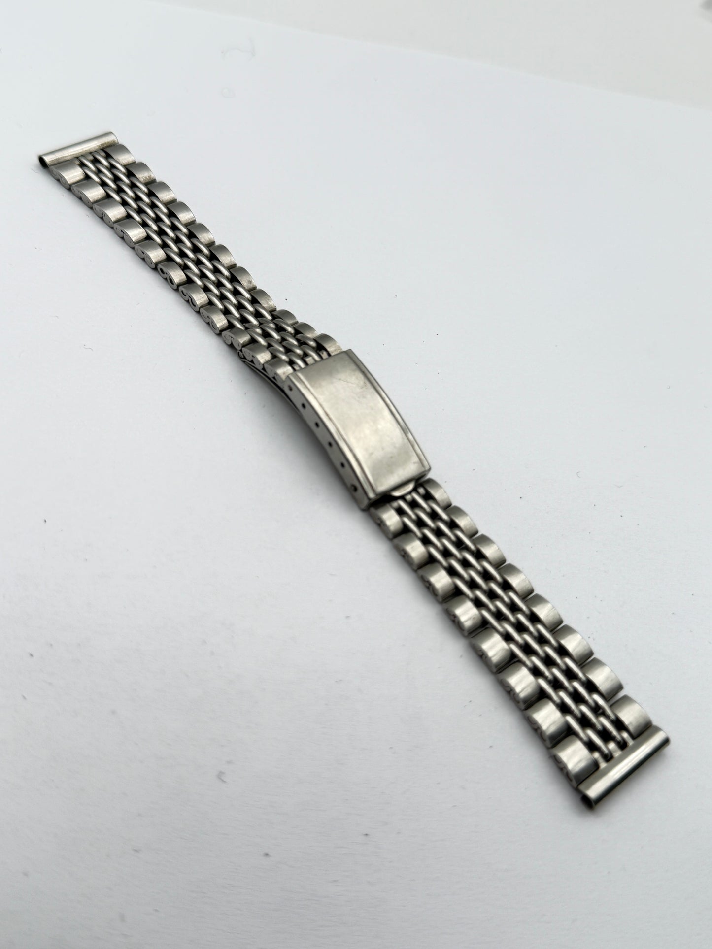 vintage chicchi di riso 16mm rice grains steel bracelet