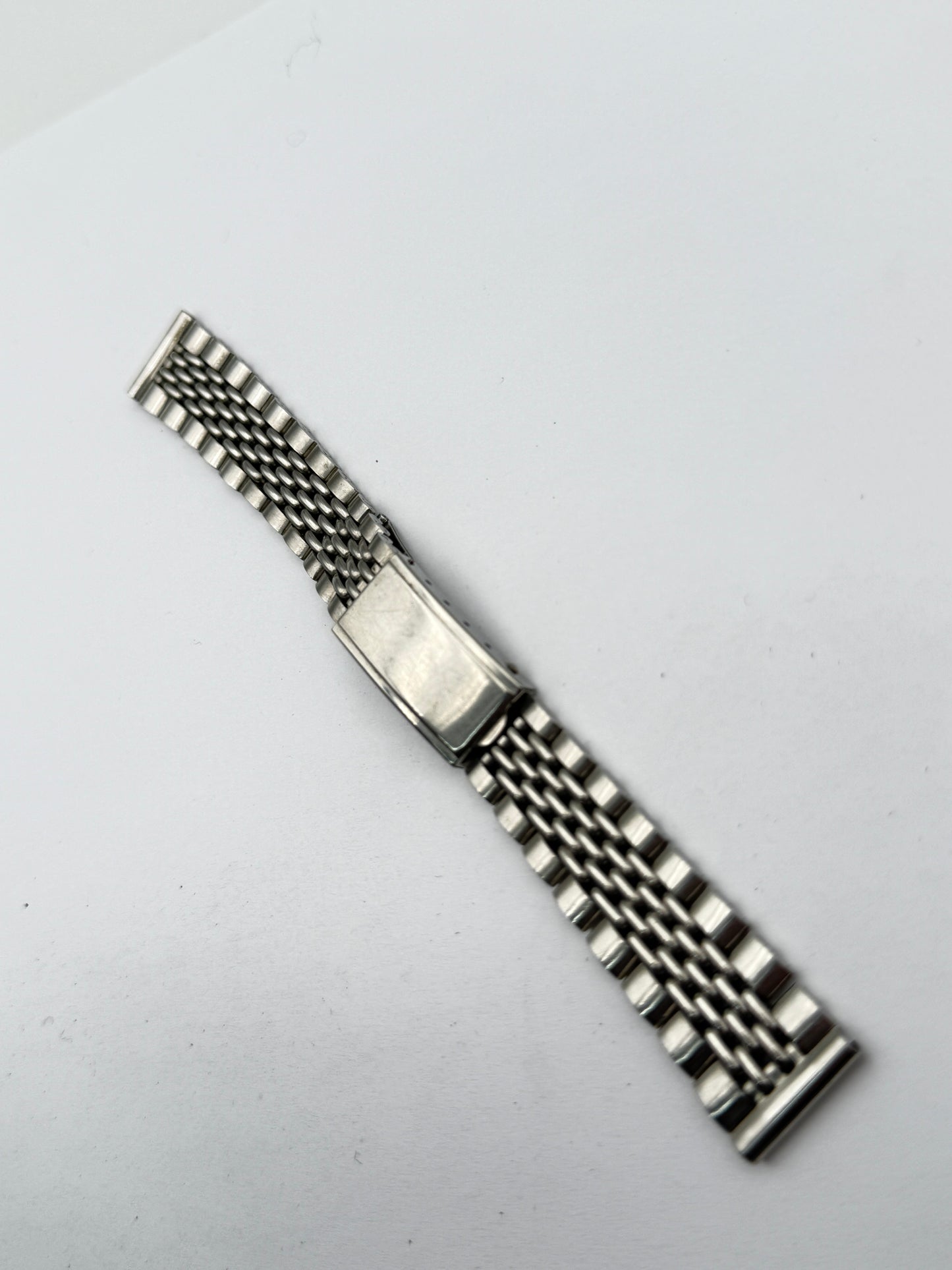 vintage chicchi di riso 16mm rice grains steel bracelet