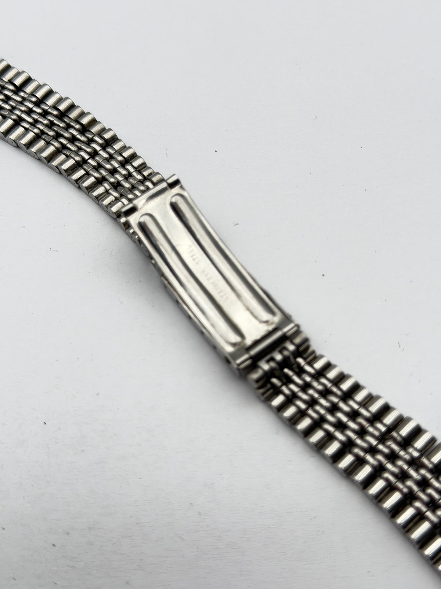vintage chicchi di riso 16mm rice grains steel bracelet