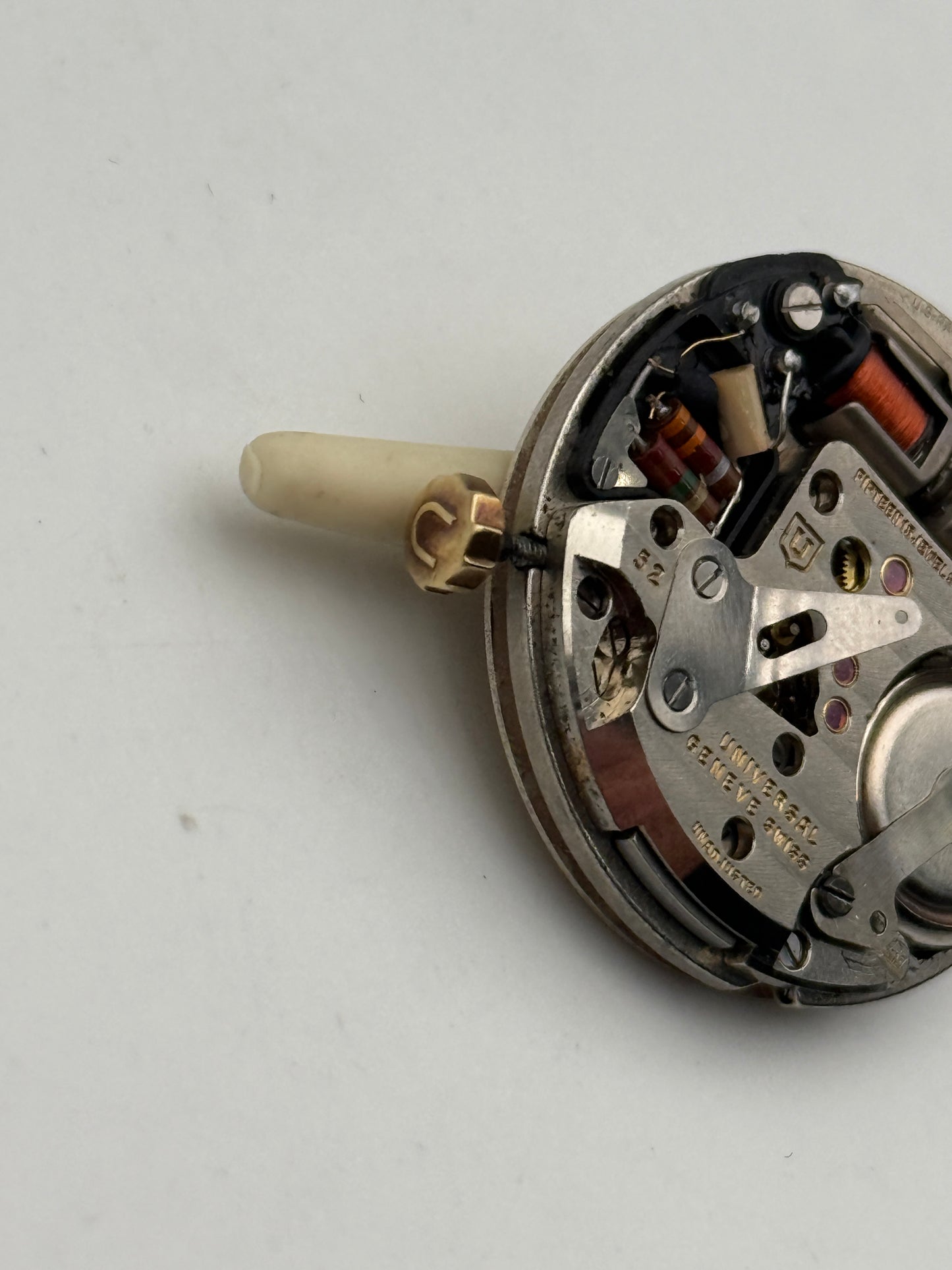 universal geneve unisonic 52 diapason rare movement movimento