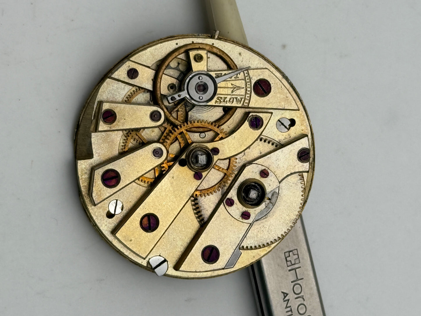 anonimo cilindro chiavetta 34mm cylinder pocket watch movement movimento
