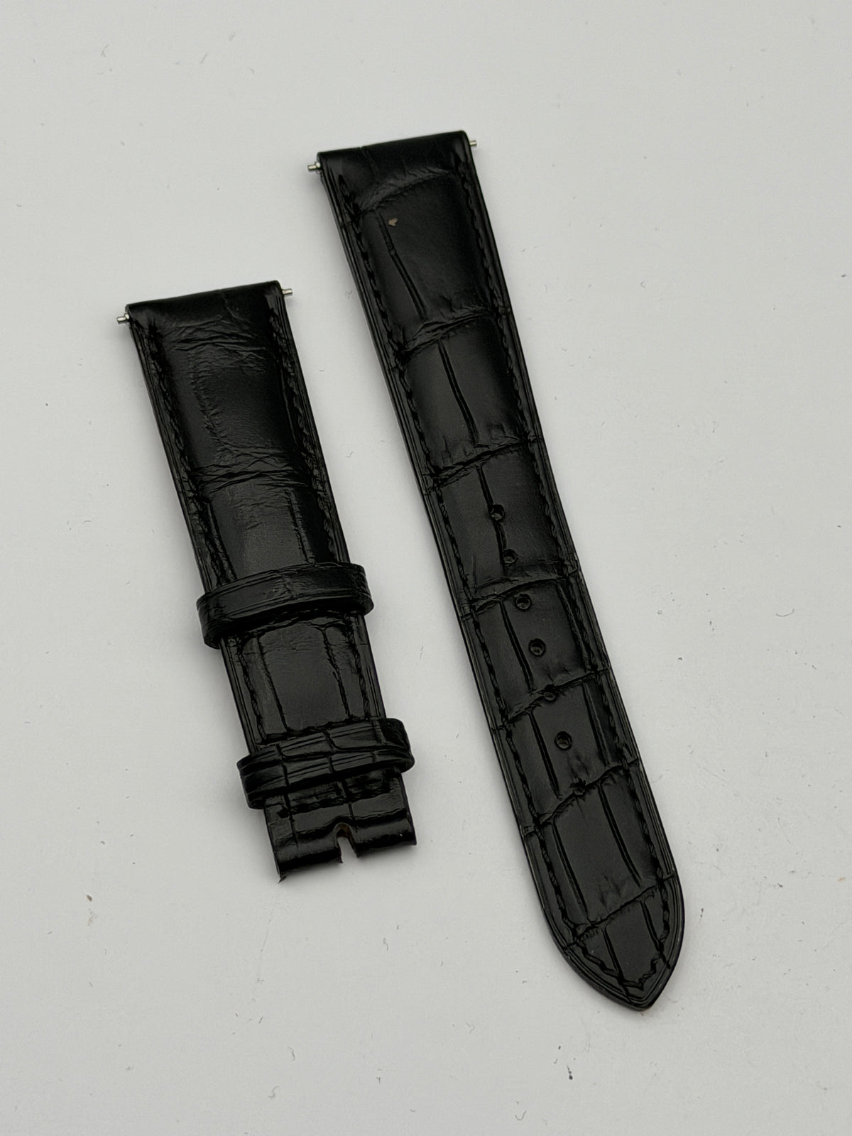 patek philippe 19mm cinturino strap leather calatrava  genuine