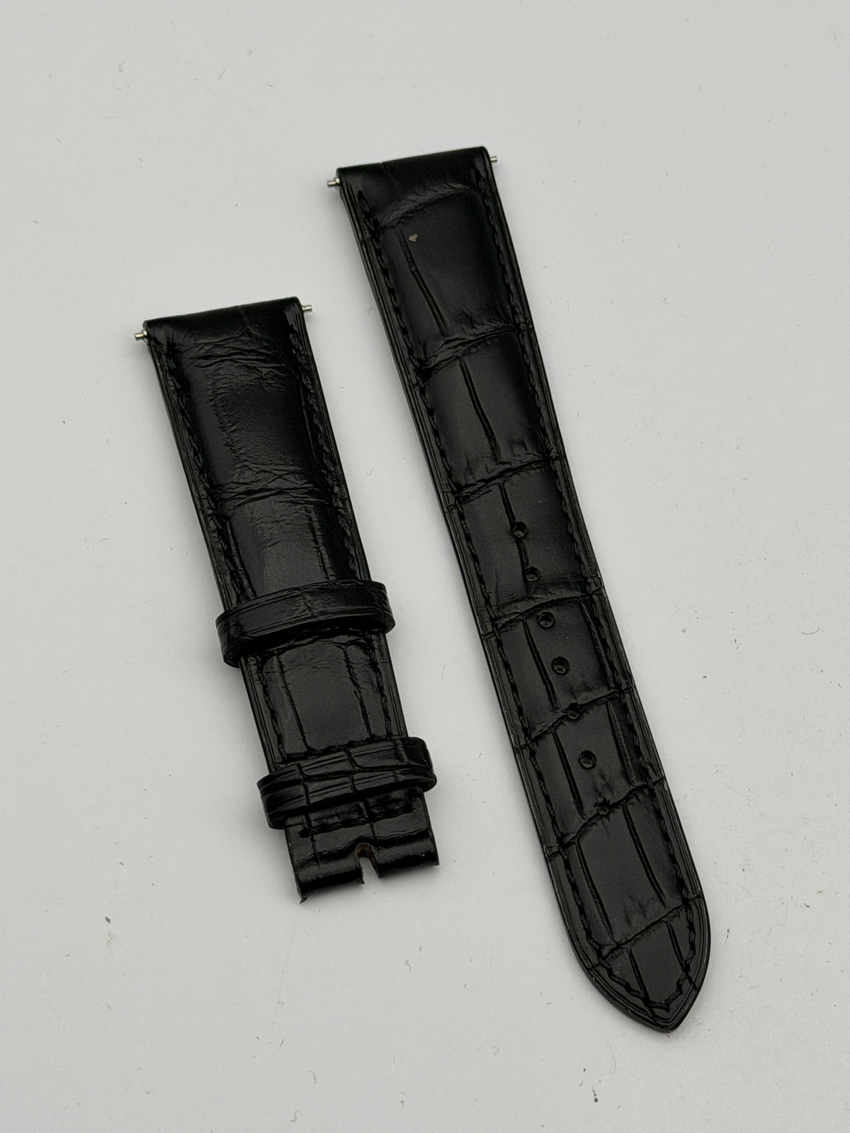 patek philippe 19mm cinturino strap leather calatrava  genuine