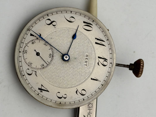 bert pocket watch 42,8mm movement movimento