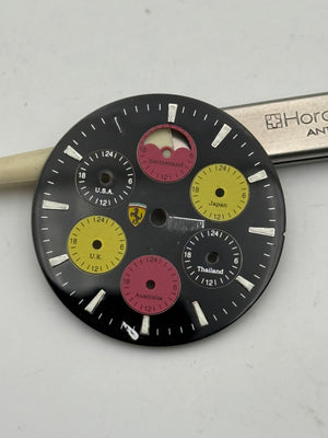 ferrari world time 34,5mm dial quadrante