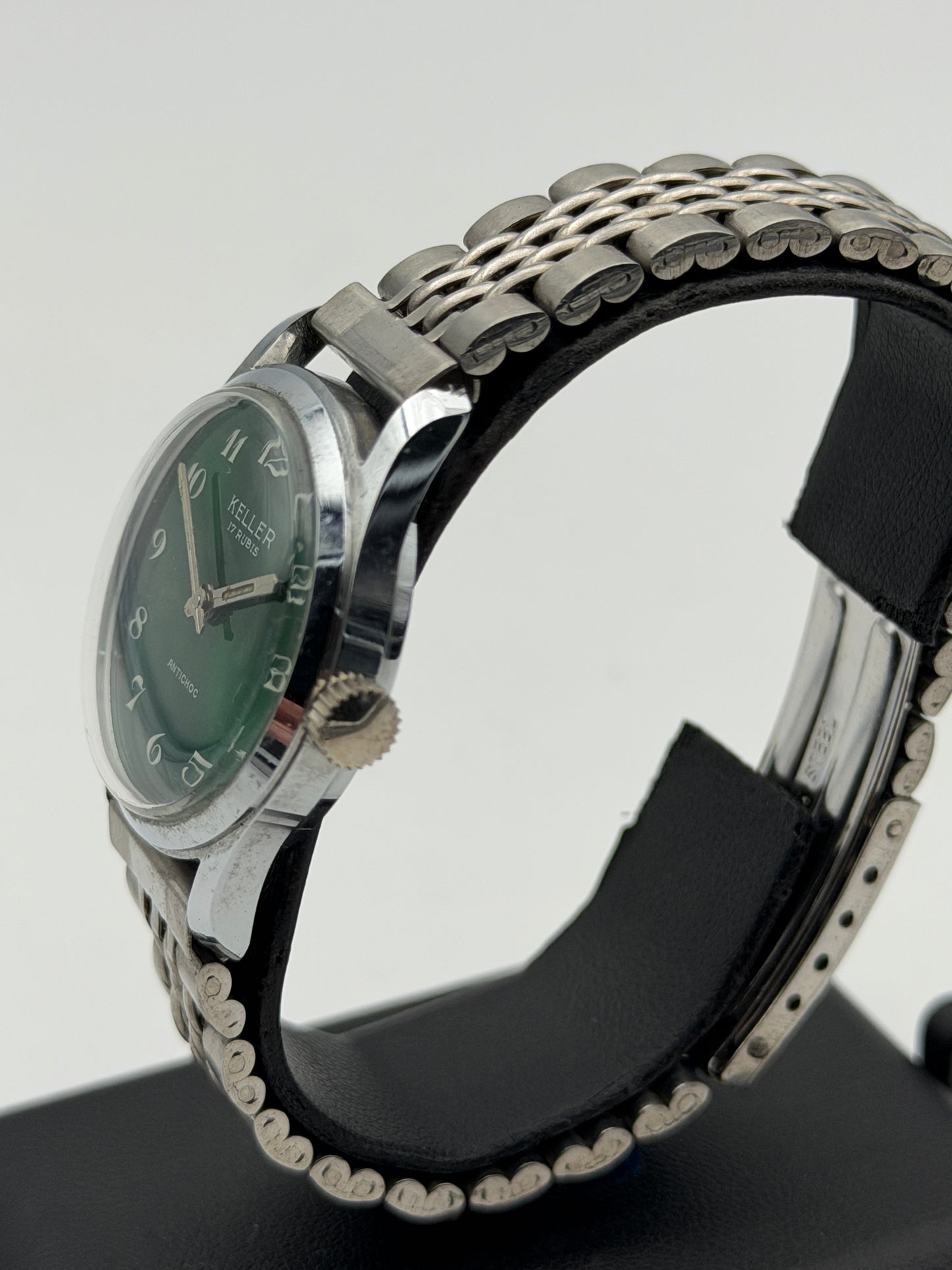 keller green vintage new nos swiss made 70s