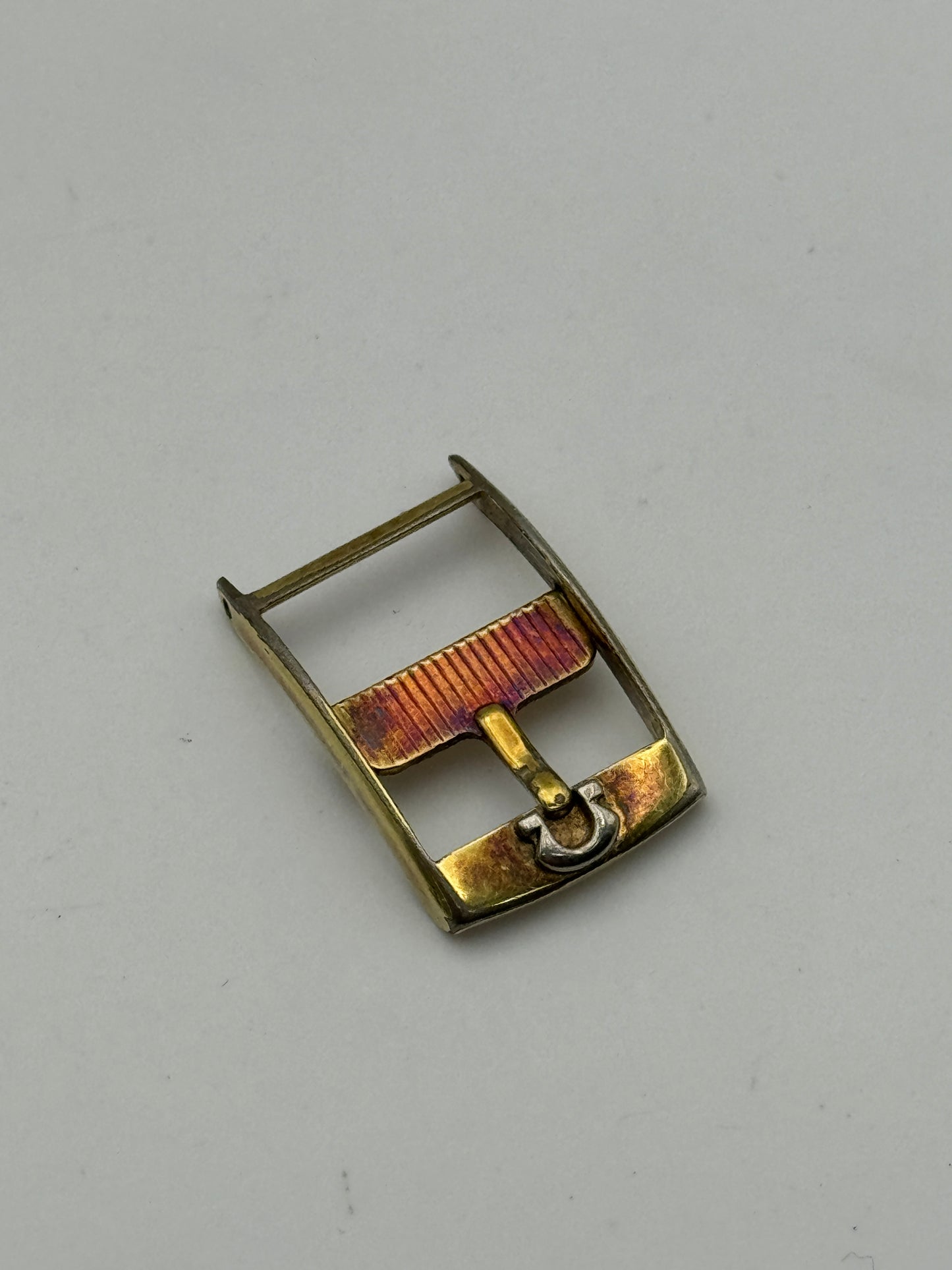 Omega fibbia buckle gold plated 14mm
