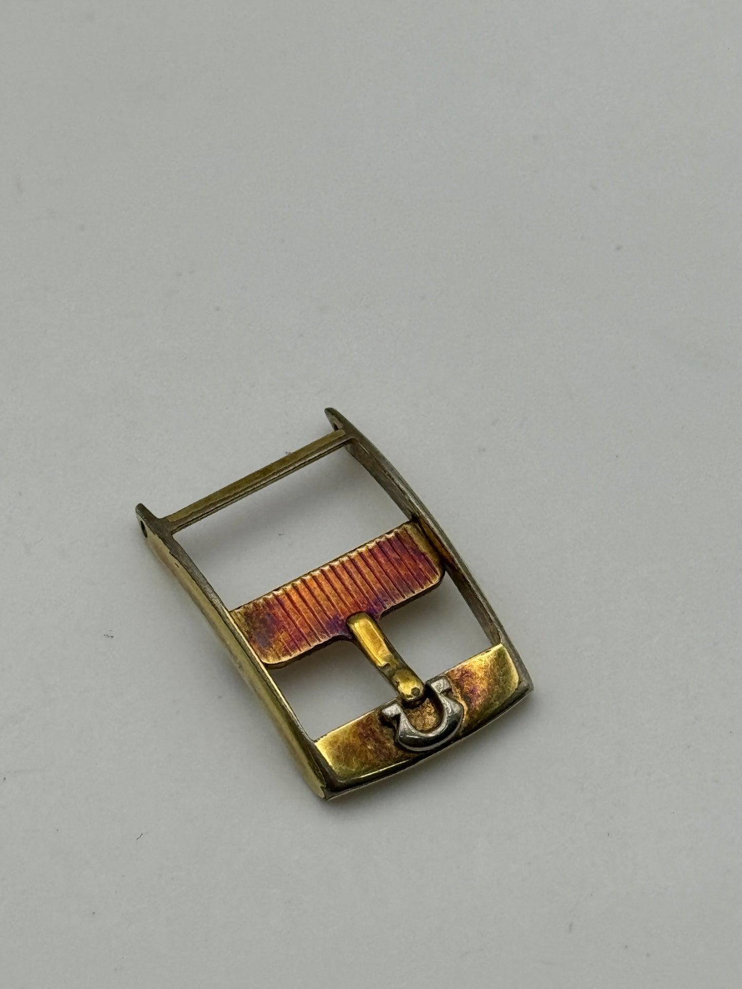 Omega fibbia buckle gold plated 14mm