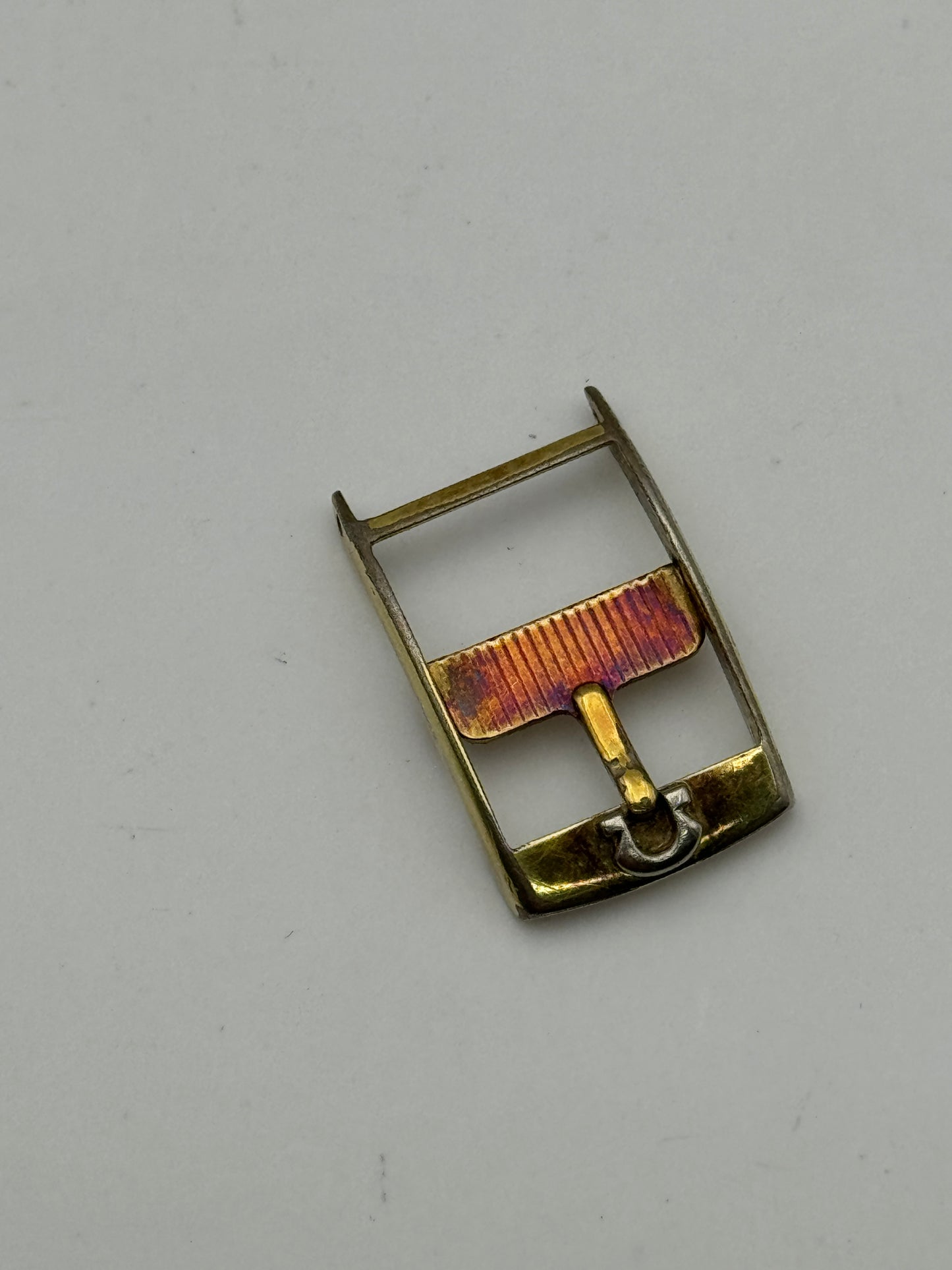 Omega fibbia buckle gold plated 14mm