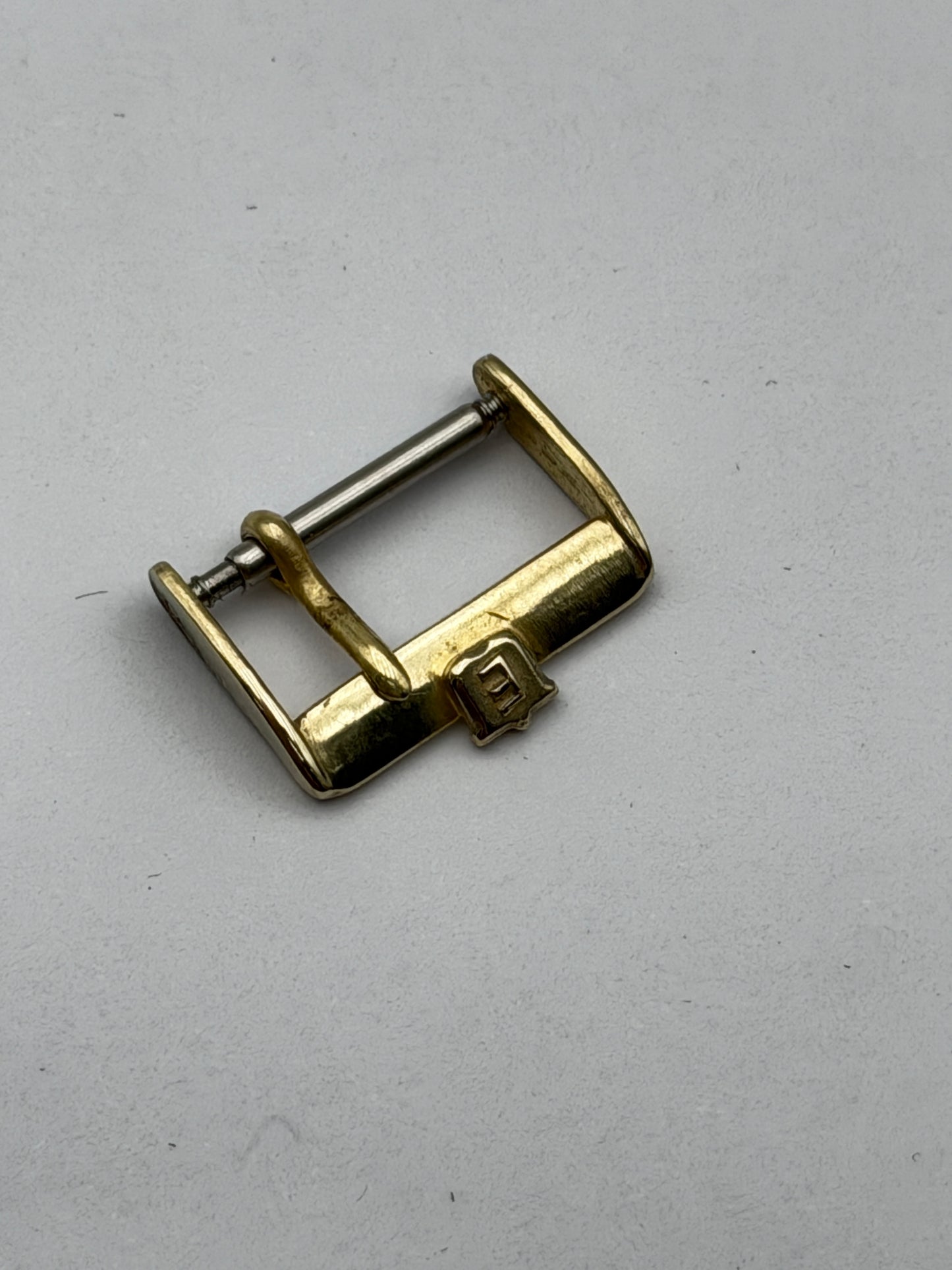 eberhard vintage 16mm fibbia buckle gold plated