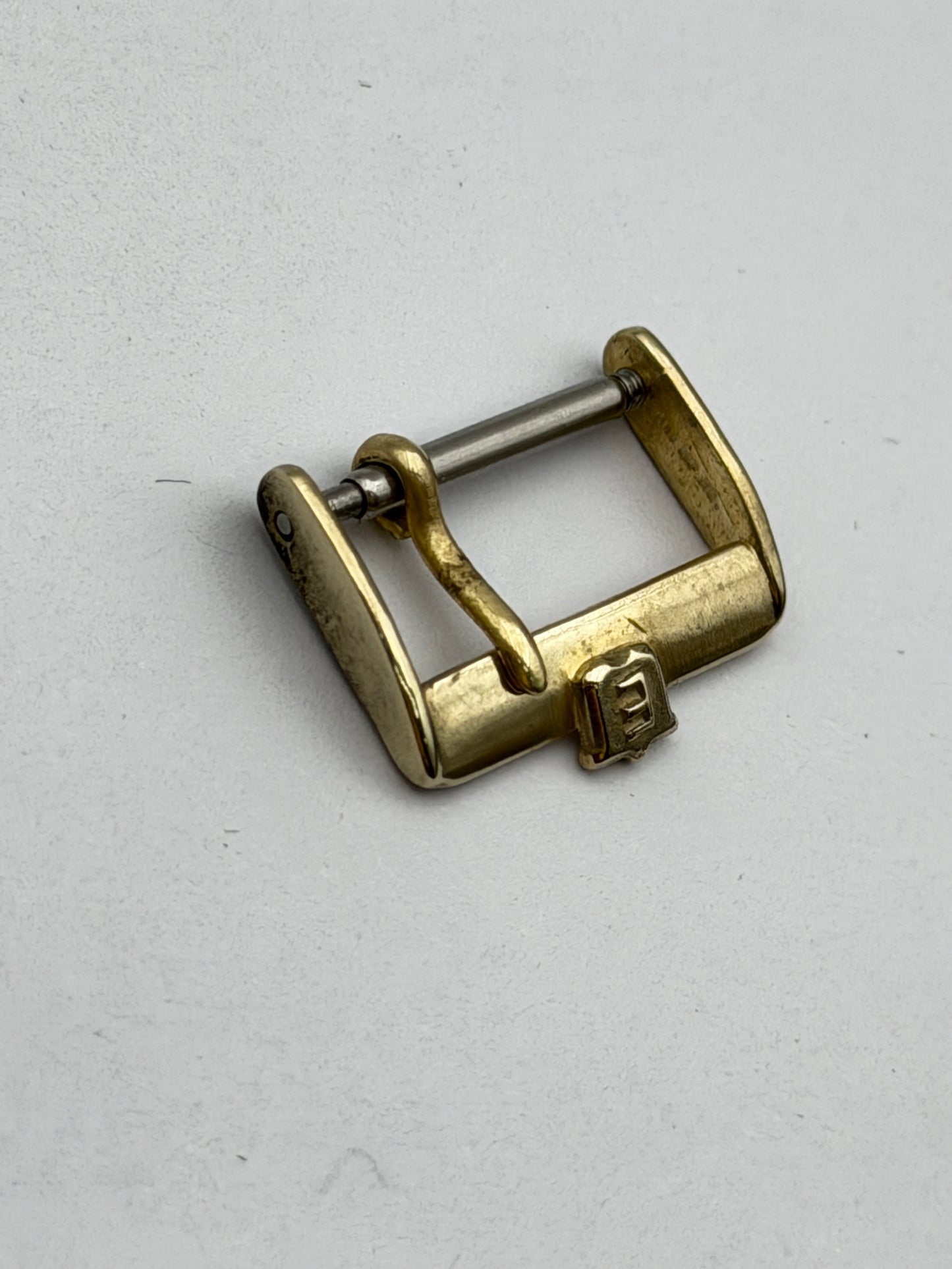 eberhard vintage 16mm fibbia buckle gold plated