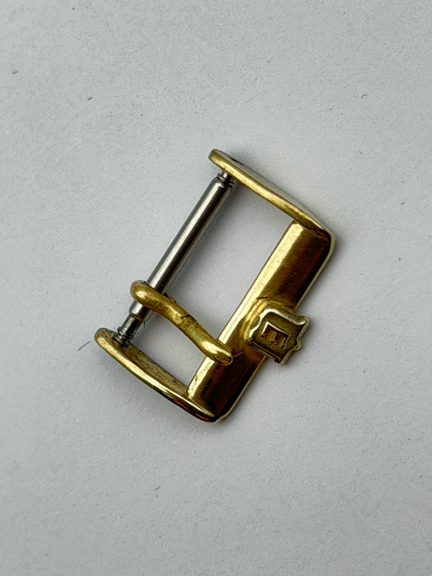 eberhard vintage 16mm fibbia buckle gold plated