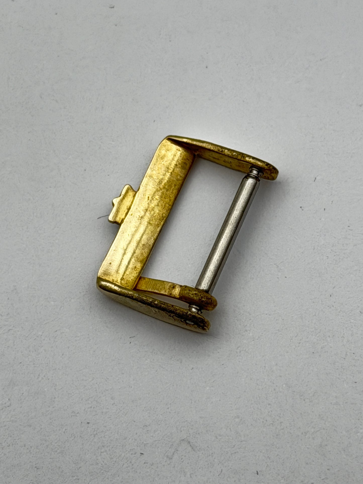 eberhard vintage 16mm fibbia buckle gold plated