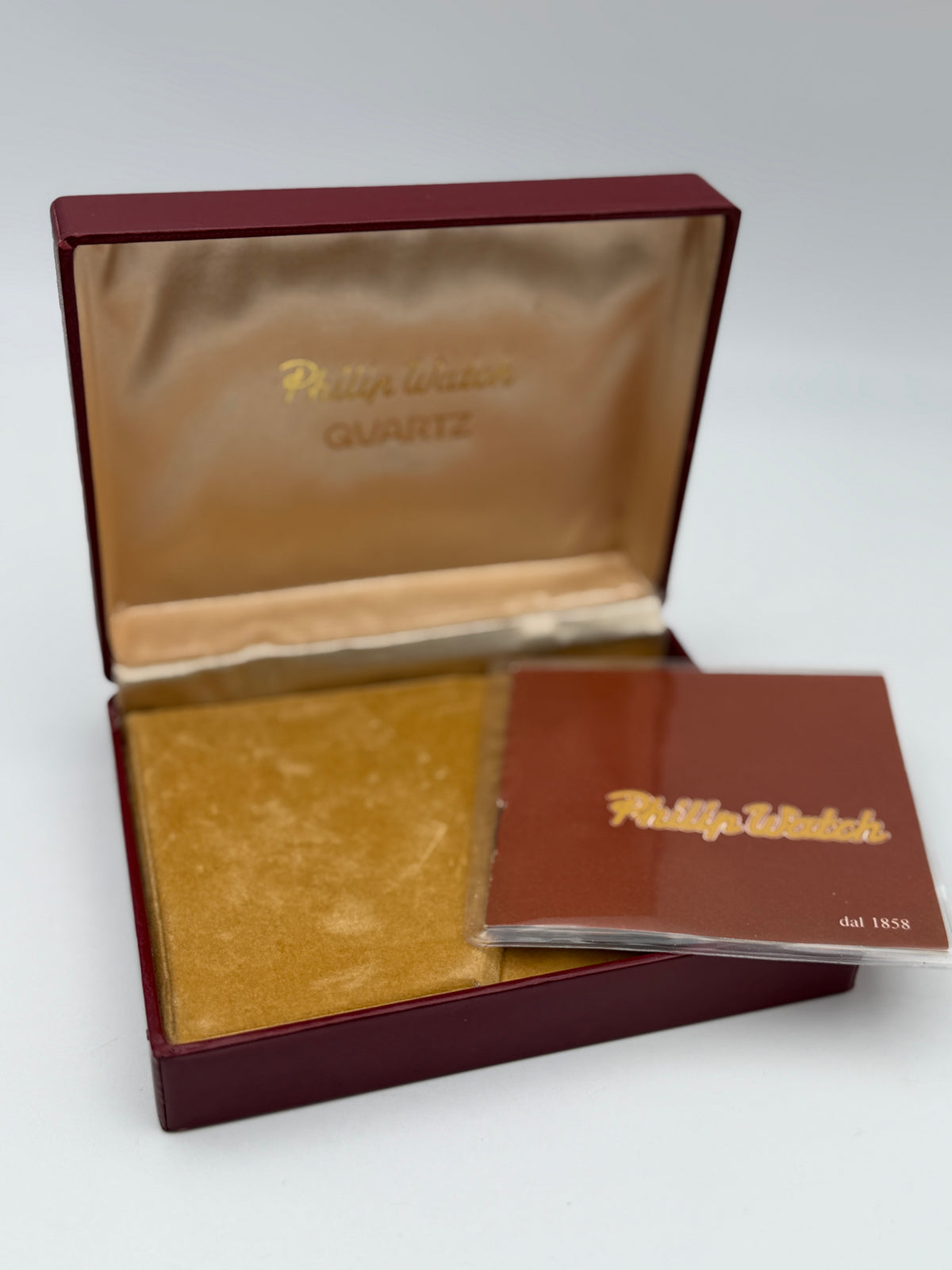 philip watch box warranty vintage caribbean