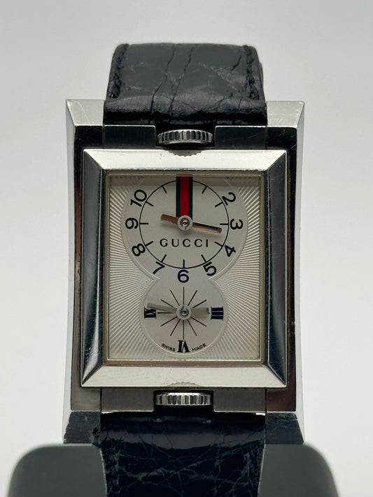 gucci dual time gmt 111 dual swiss made watch