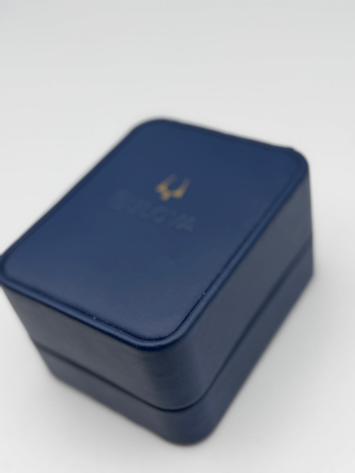 bulova watch box scatola vintage blue