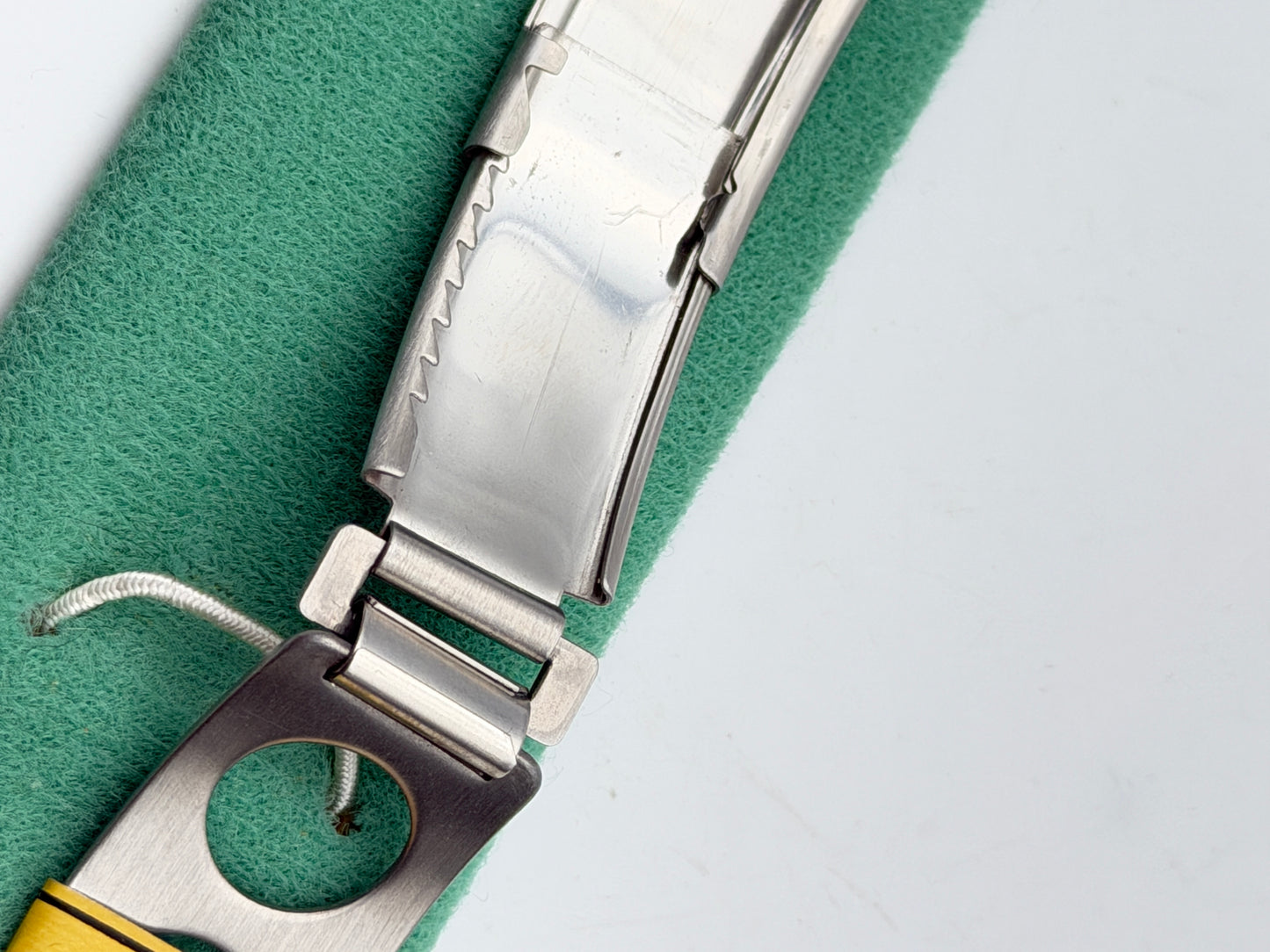 expandro rally steel germany 20mm vintage diver bracciale bracelet nos