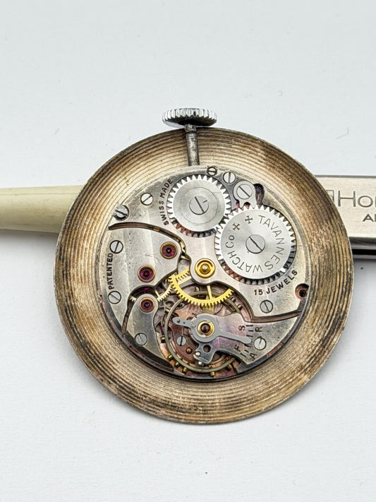tavannes 15 jewels movement movimento