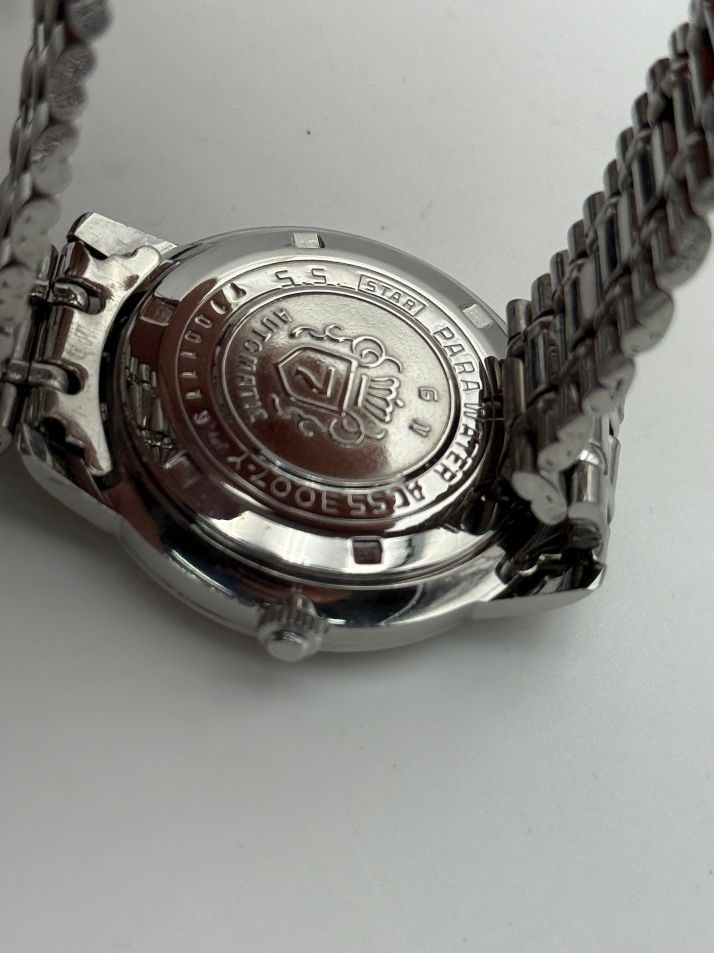 ticin judo crystal automatic seven 37mm vintage