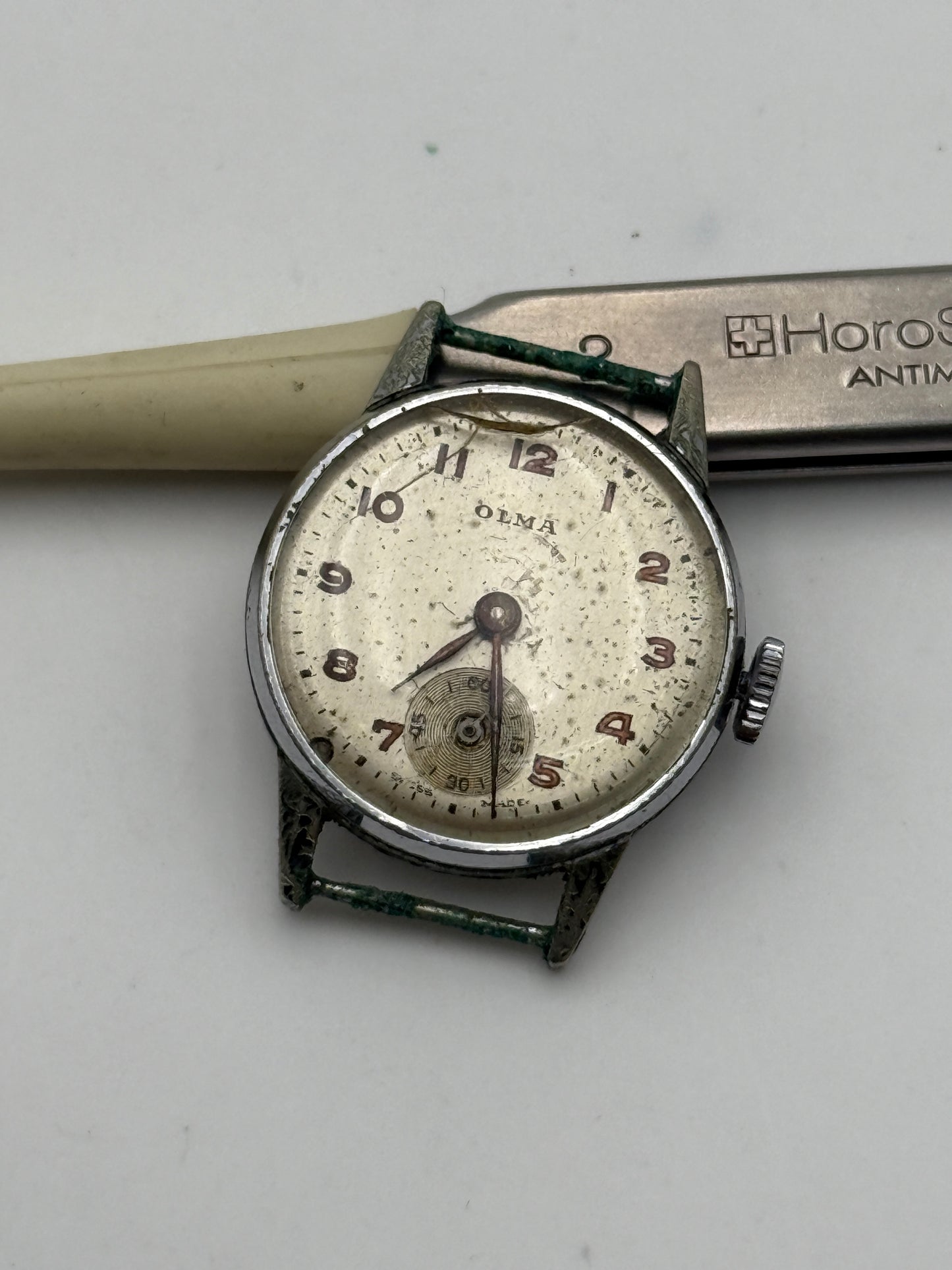 olma 22mm vintage watch