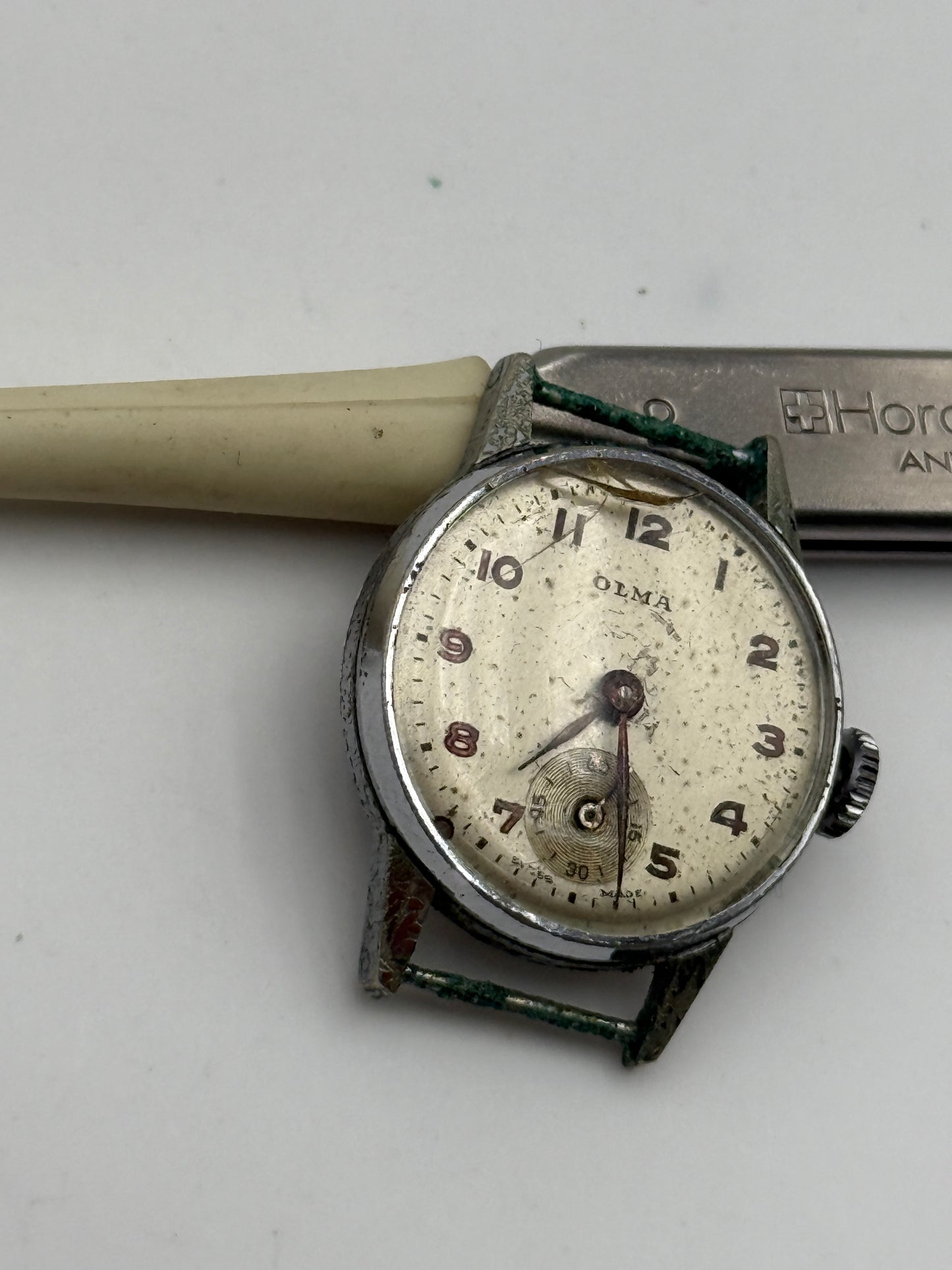 olma 22mm vintage watch