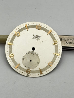 flora super 15 rubis 34.7mm dial quadrante