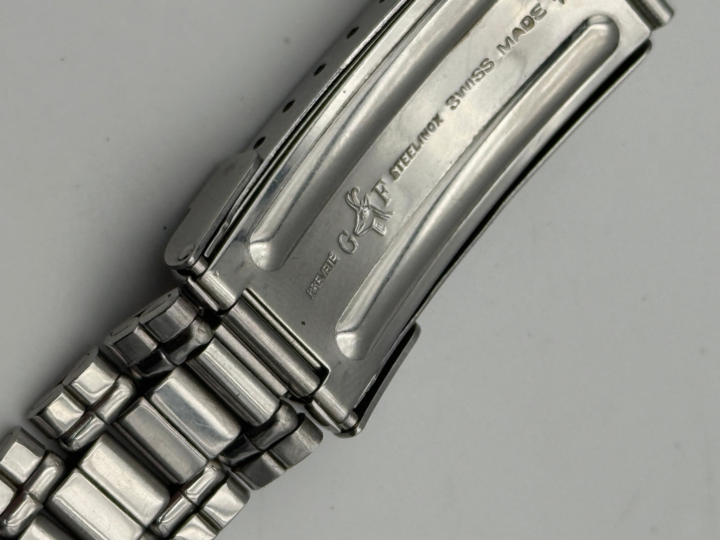 zenith gay freres 4-71 zp endlink  18mm bracciale bracelet vintage rare