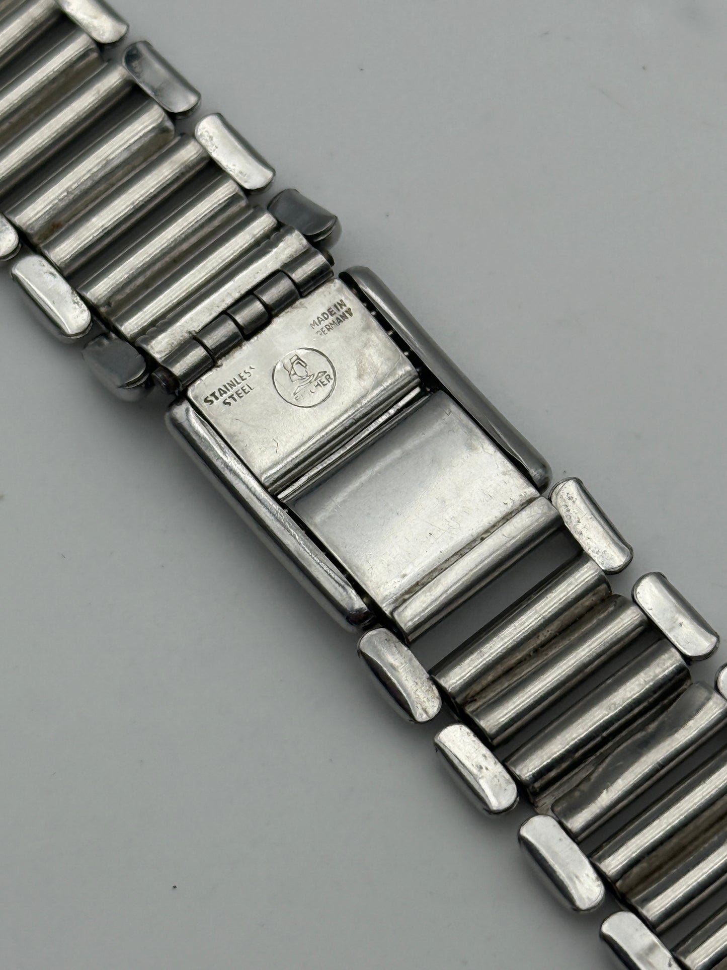 fisher vintage 19mm bracciale bracelet steel