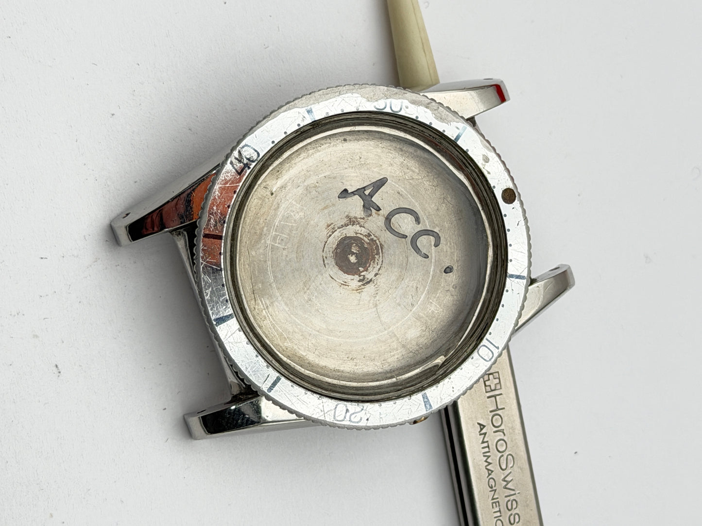 diver cassa case vintage calypsomatic 20atmos 38mm