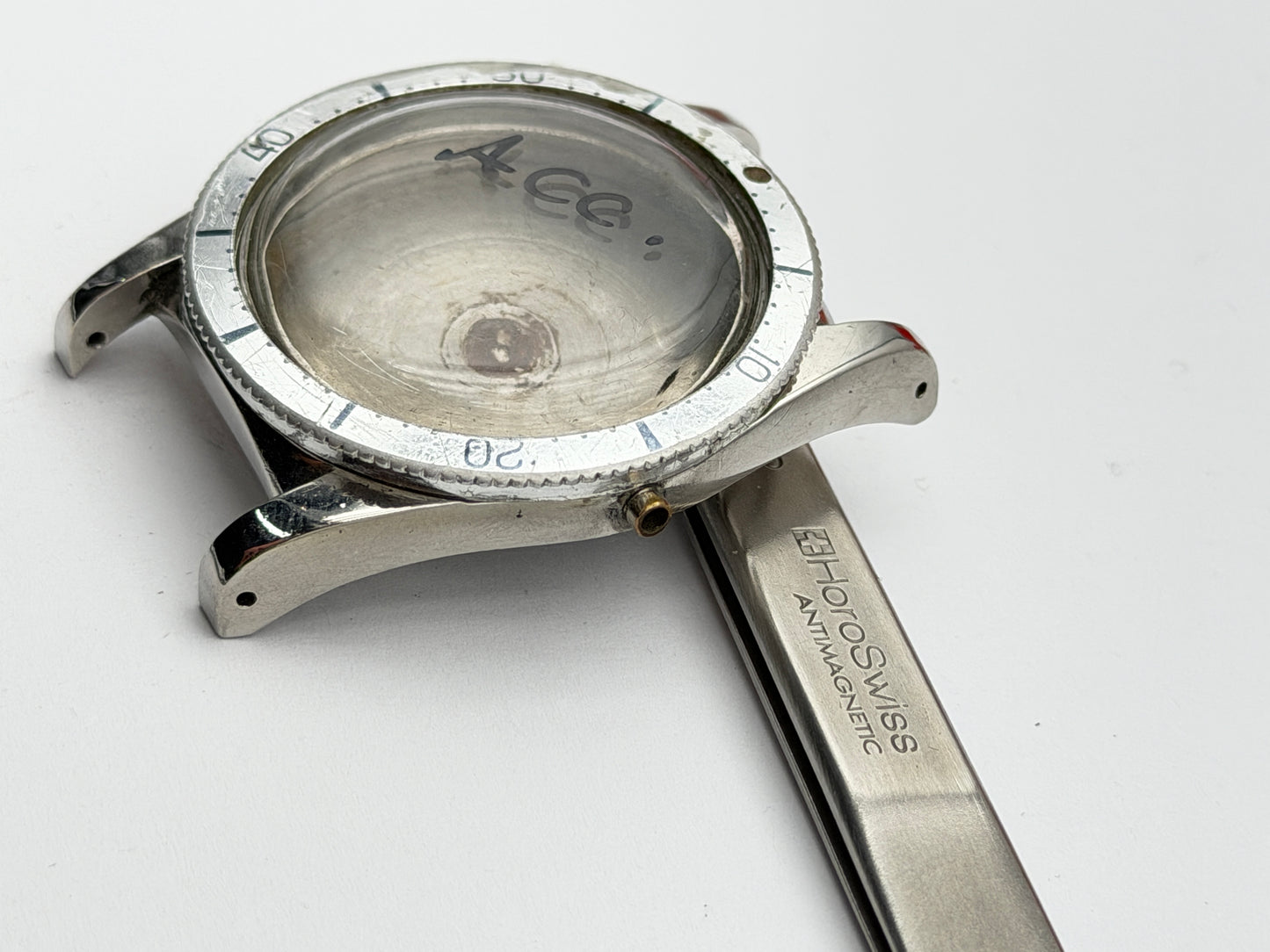 diver cassa case vintage calypsomatic 20atmos 38mm
