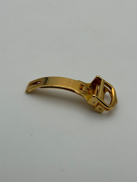 Cartier deployante chiusura 14mm gold plated