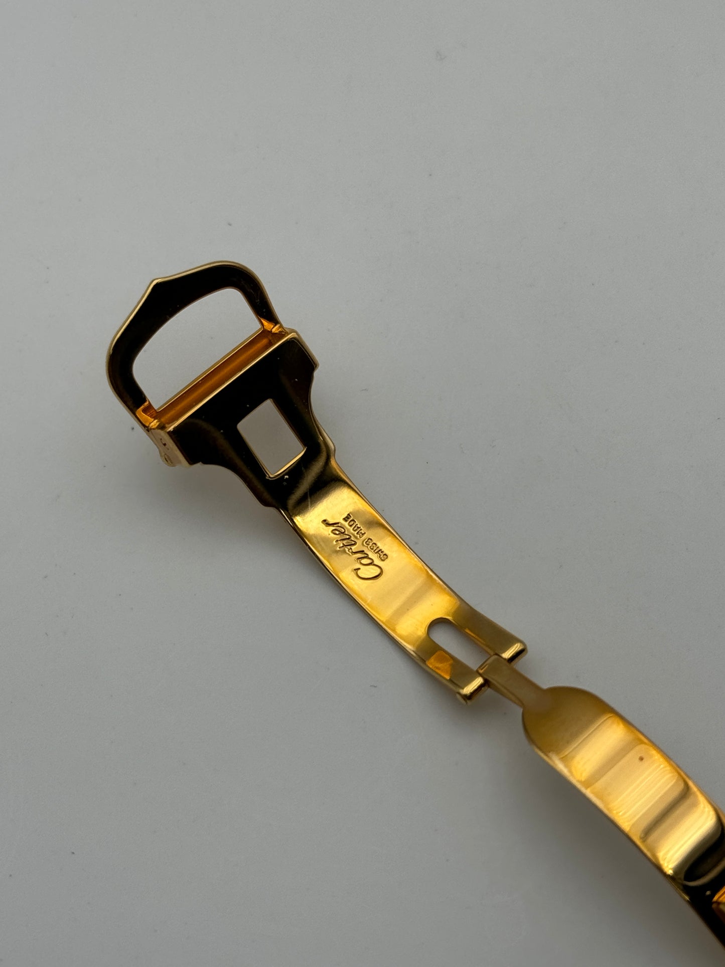 Cartier deployante chiusura 14mm gold plated