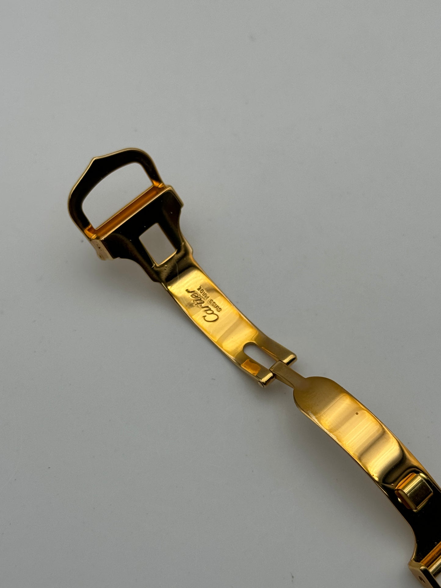Cartier deployante chiusura 14mm gold plated