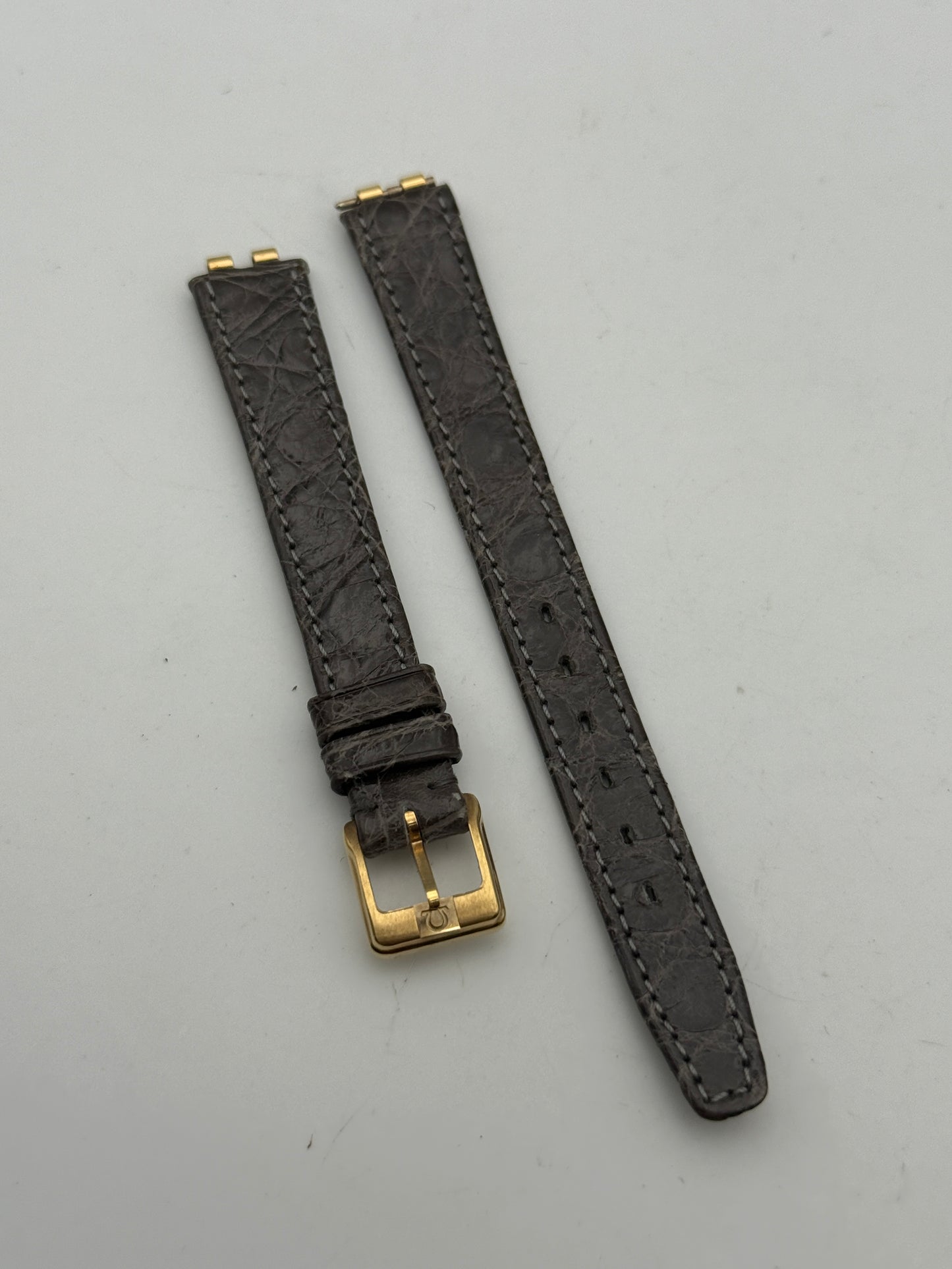 omega 12mm cinturino strap with buckle