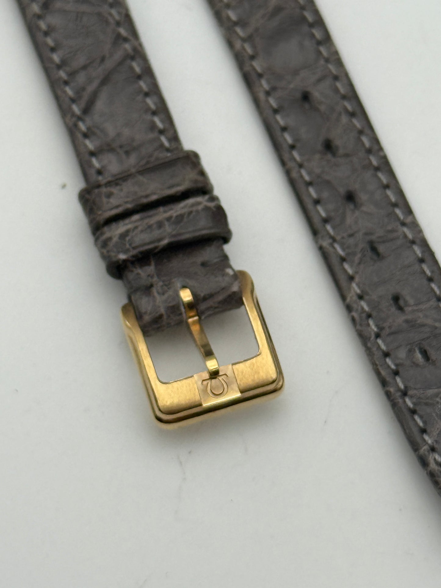 omega 12mm cinturino strap with buckle
