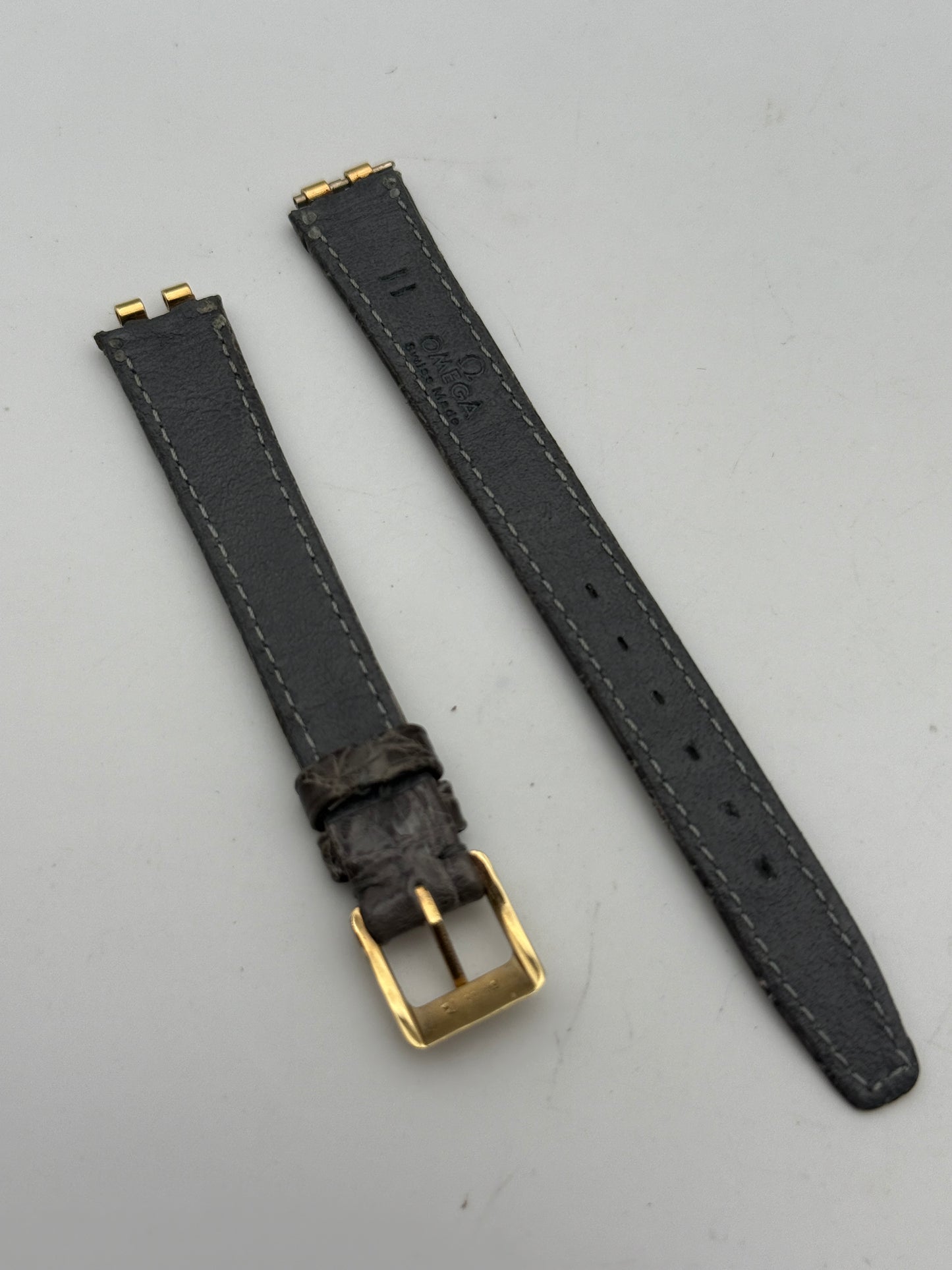 omega 12mm cinturino strap with buckle