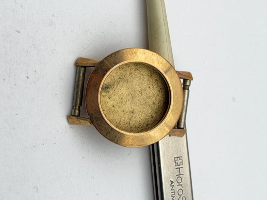 Zenith cassa case gold plated 23-18mm