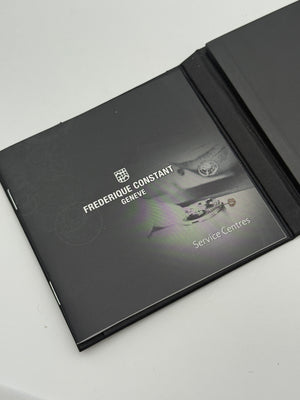 federique constant warranty booklet garanzia libretto bianca white automatic