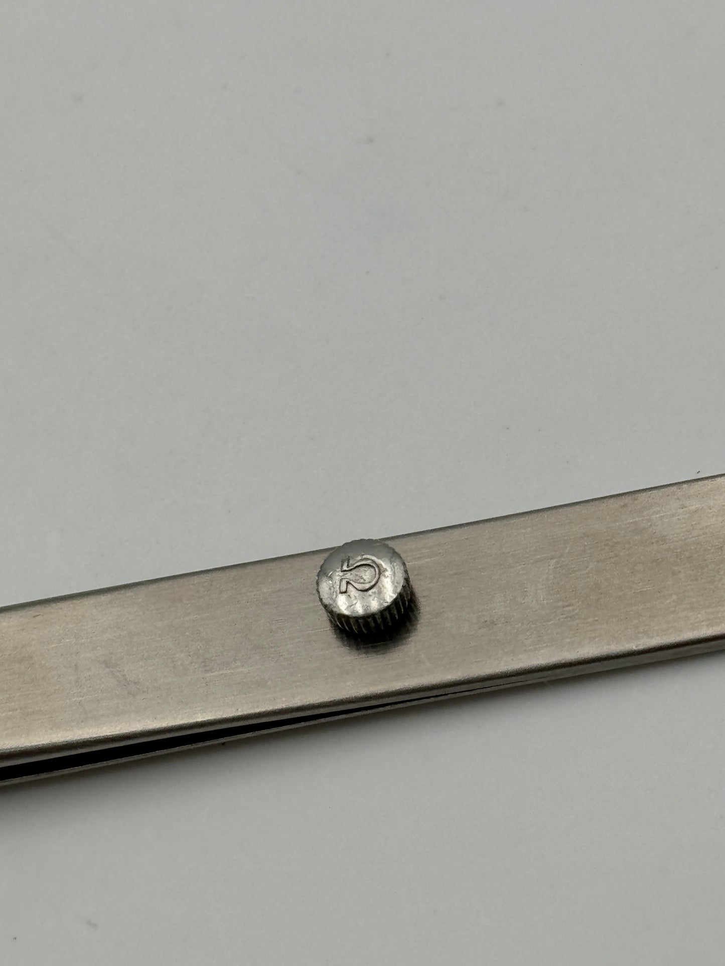 Omega corona crown waterproof impermabile 4.8x2.6mm acciaio